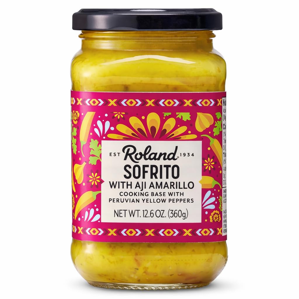 Roland Foods Sofrito with Aji Amarillo, Specialty Imported Food, 12.6 Ounce, Pack of 1