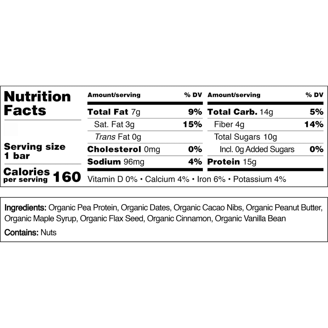Whole food Plant-Based Protein Bars by Immortal | All Organic | Vegan