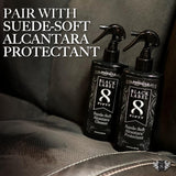 Pinnacle Black Label Suede-Soft Alcantara® Cleaner (8 oz): Premium Care for Micro-Suede & Alcantara Surfaces - Gently Removes Stains, Refreshes