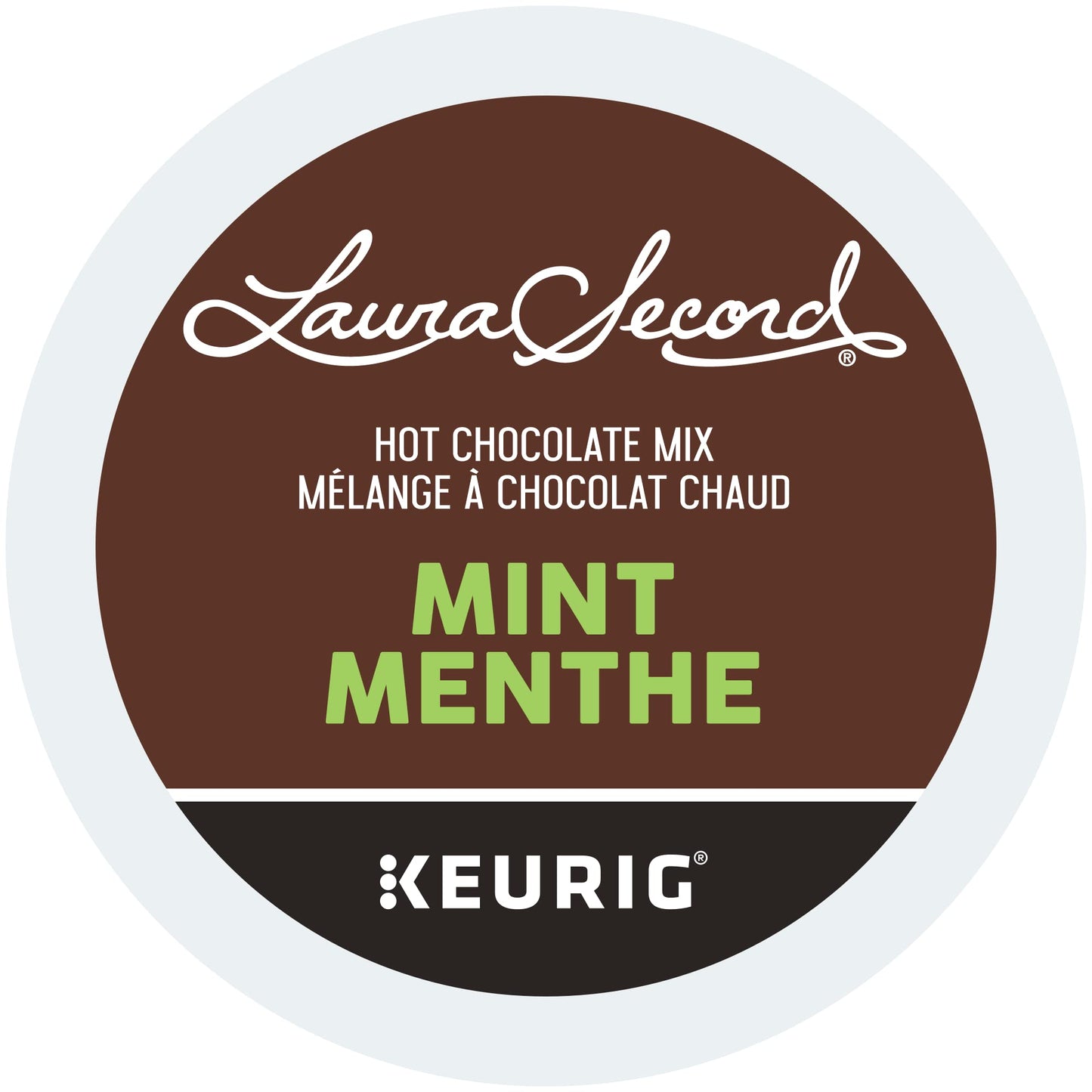 Laura Secord Mint Hot Chocolate Mix for Keurig K-cup, 12 pods, 180g {Imported from Canada}