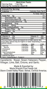 Marie Sharp’s Green Habanero Hot Pepper Sauce, 5 Oz Mild-Medium Heat| All-Natural Belizean Hot Sauce [Pack of 2]
