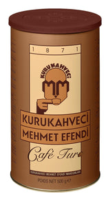 KURUKAHVECI MEHMET EFENDI Turkish Coffee, 100% Arabica, Finely Roasted Ground Coffee for Cezve, Rich Aroma, Medium, Authentic Turkish Coffee Tradition