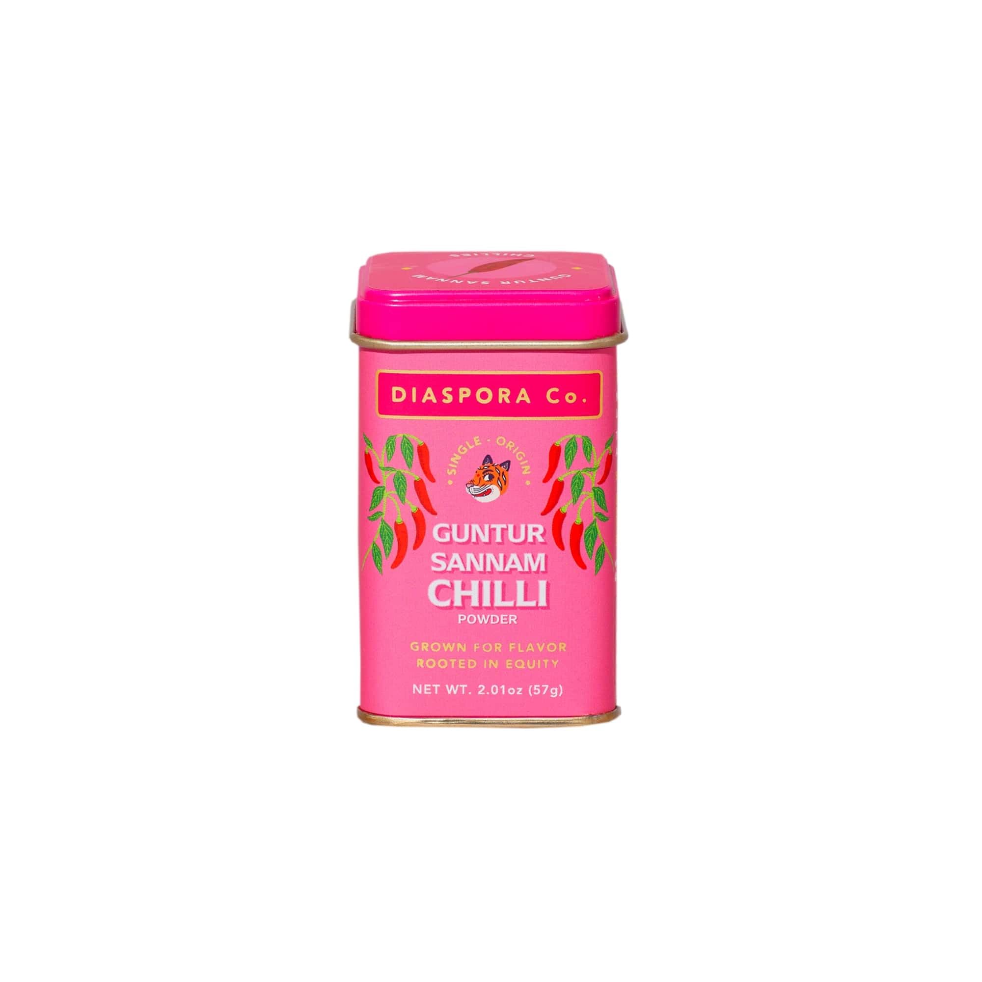 Diaspora Spice Co. Spice Trio Gift Set - Pragati Turmeric, Aranya Black Pepper & Guntur Sannam Chili - Premium Single-Origin Indian Spices for Cooking