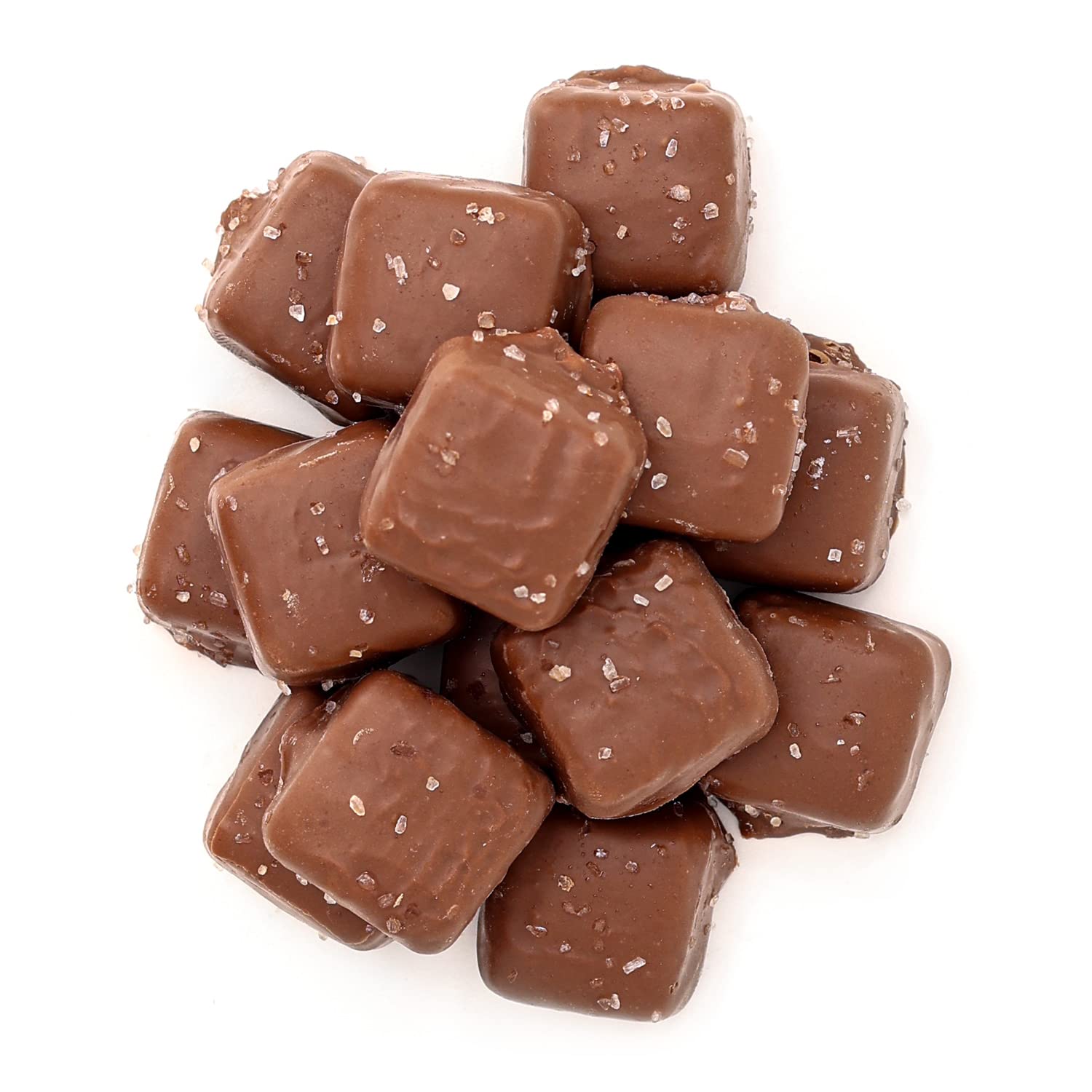 Liberty Bell Milk Chocolate Sea Salt Caramels Candy, 15 Ounce Bag