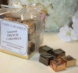 Paris Caramel Assorted Caramels: French Gourmet Caramels with Butter 4 Flavors, 14 oz. 36 PC