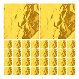 HOLIDYOYO 200pcs Square Foil Candy Wrappers Elegant Gold Wrapping Paper for Chocolates Square Sweets Paper Candies Packaging