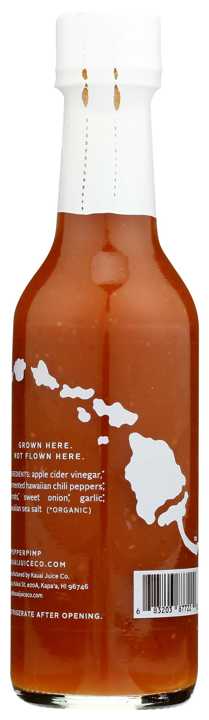 Kauai Juice Co, Sauce Hot Fermented Original, 5 Ounce