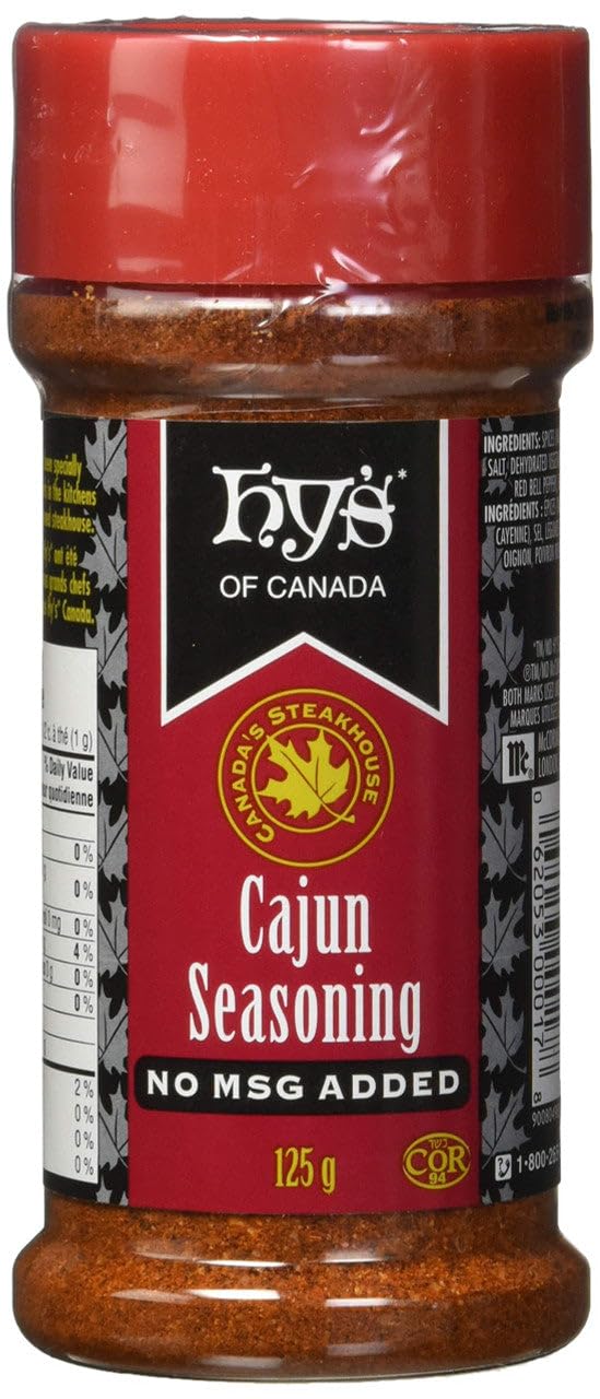 Hy's of Canada, Cajun Seasoning, 125g/4.4oz., (Imported from Canada)