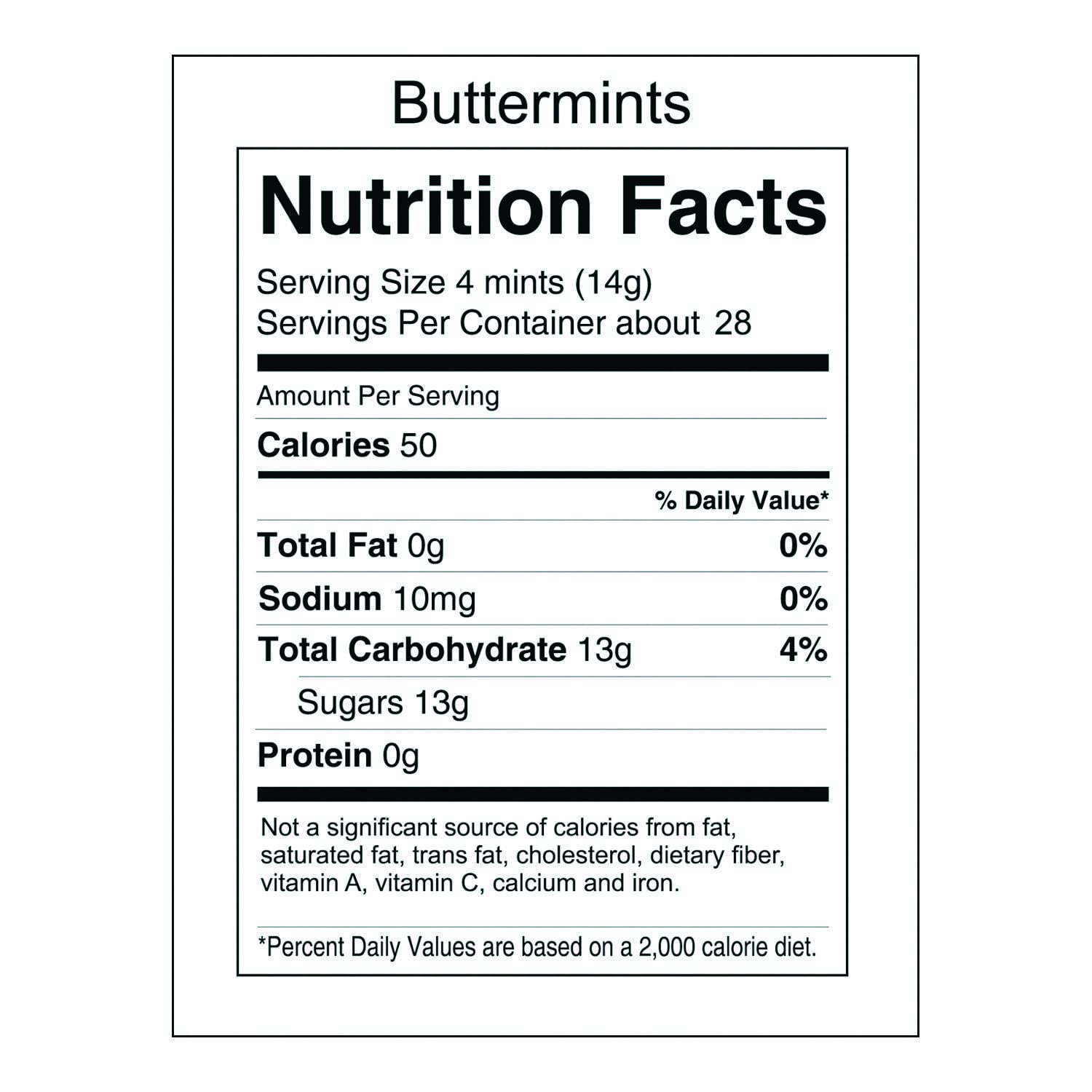 Fun Express Classic Buttermints Individually Wrapped Bulk Candy 108 Pack - Soft Butter Mints for Wedding Favors, Baby Shower Party Favors for Guests