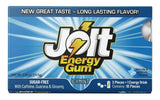 Jolt Energy Gum - Icy Mint | The OG energy gum is back | With Caffeine, Guarana & Ginseng | 120 Sugar-Free pieces | Tastes good like a mint gum should