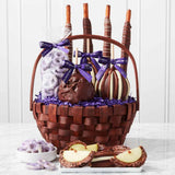 Mrs Prindables Nut-Free Chocolate Covered Caramel Apple Gift Basket