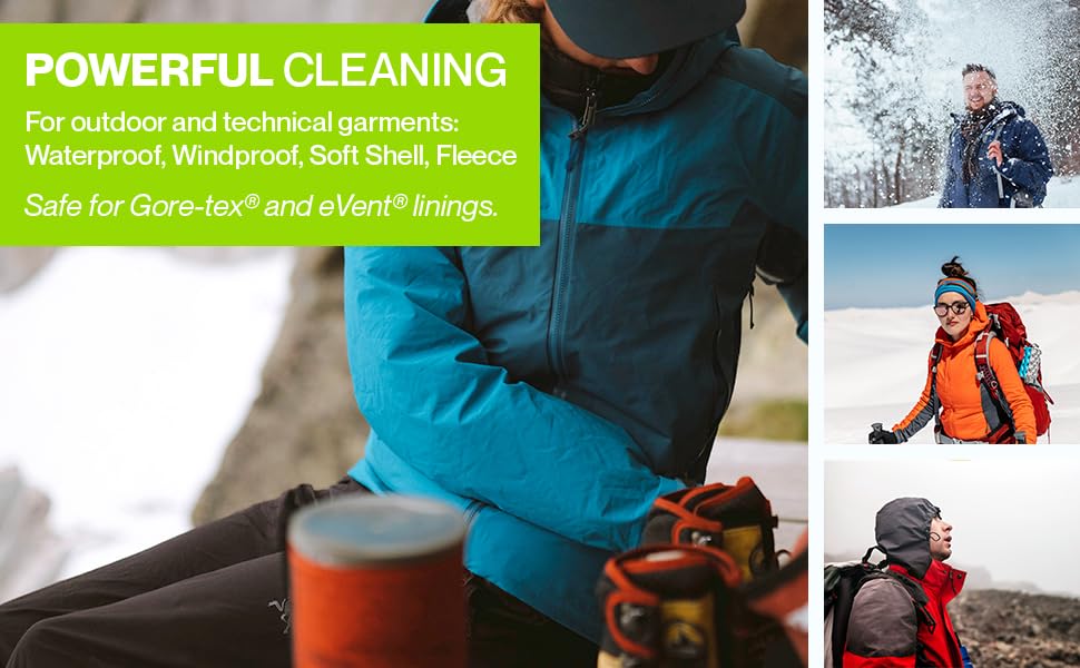 Grangers Performance Wash (10 oz Concentrate) Bottle and Clothing Repel Wash-In Reproofing (10 oz) Bottle Twin Pack