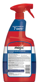 MAGIC Shower Glass and Mirror Cleaner Spray Bundle, Fog & Streak Free, Removes Soap Scum, Rust Stains, Fingerprints, Dirt, and Hard Water, Perfect