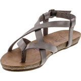 Blowfish Women's Granola Fisherman Sandal,Pearl Pewter Dyecut Pu,6.5