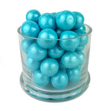 Color It Candy Shimmer Powder Blue 1 inch Gumballs 2 Lb Bag - Perfect For Table Centerpieces, Weddings, Birthdays, Candy Buffets, & Party Favors.