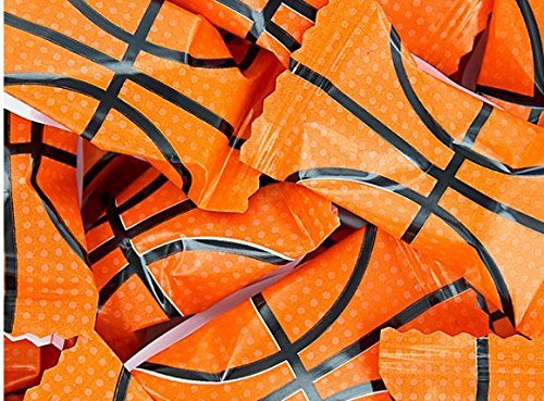 Basketball Themed Peppermints 100 Count Wrapped - Sports Mint Candy