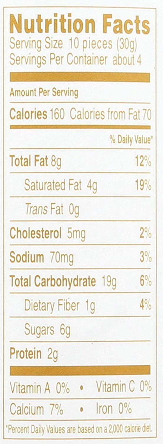 Mandy's - Simply Sugar Cookie Thins - 4.6 Ounce. Canister Contains 42 Cookies.