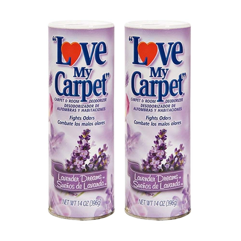 Love My Carpet 2-in-1 Carpet & Room Deodorizer (2-Pack) (Lavender Dreams, 2)