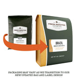 Fresh Roasted Coffee, Brazil Unroasted Green Coffee Beans for Home Roasting, Kosher, 5 lb (80 oz)