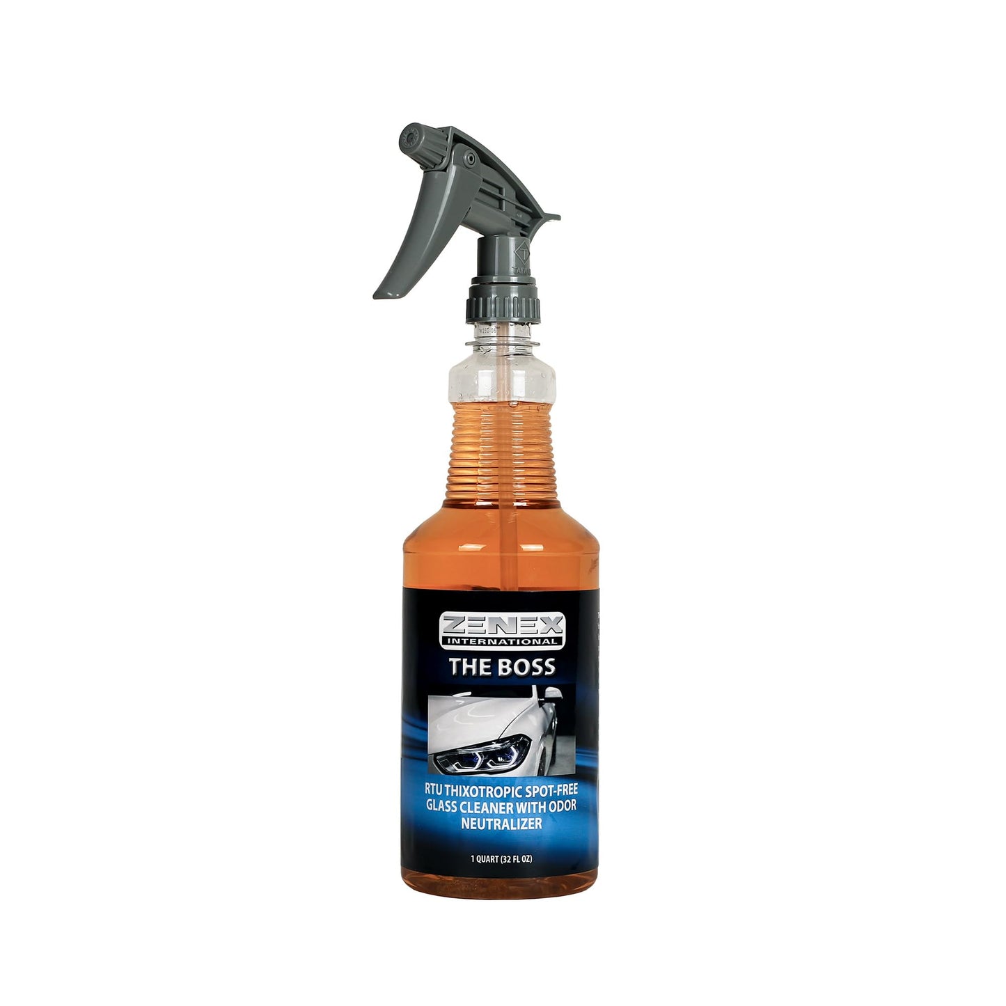 Zenex The Boss Glass Cleaner - Professional-grade Glass Cleaner | Removes Grime from Glass Surfaces - Mirrors, Windows, & More | Not For Tinted Glass