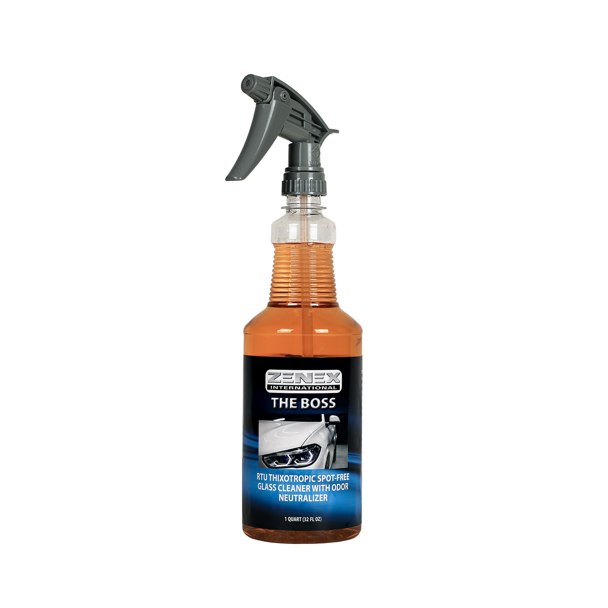 Zenex The Boss Glass Cleaner - Professional-grade Glass Cleaner | Removes Grime from Glass Surfaces - Mirrors, Windows, & More | Not For Tinted Glass