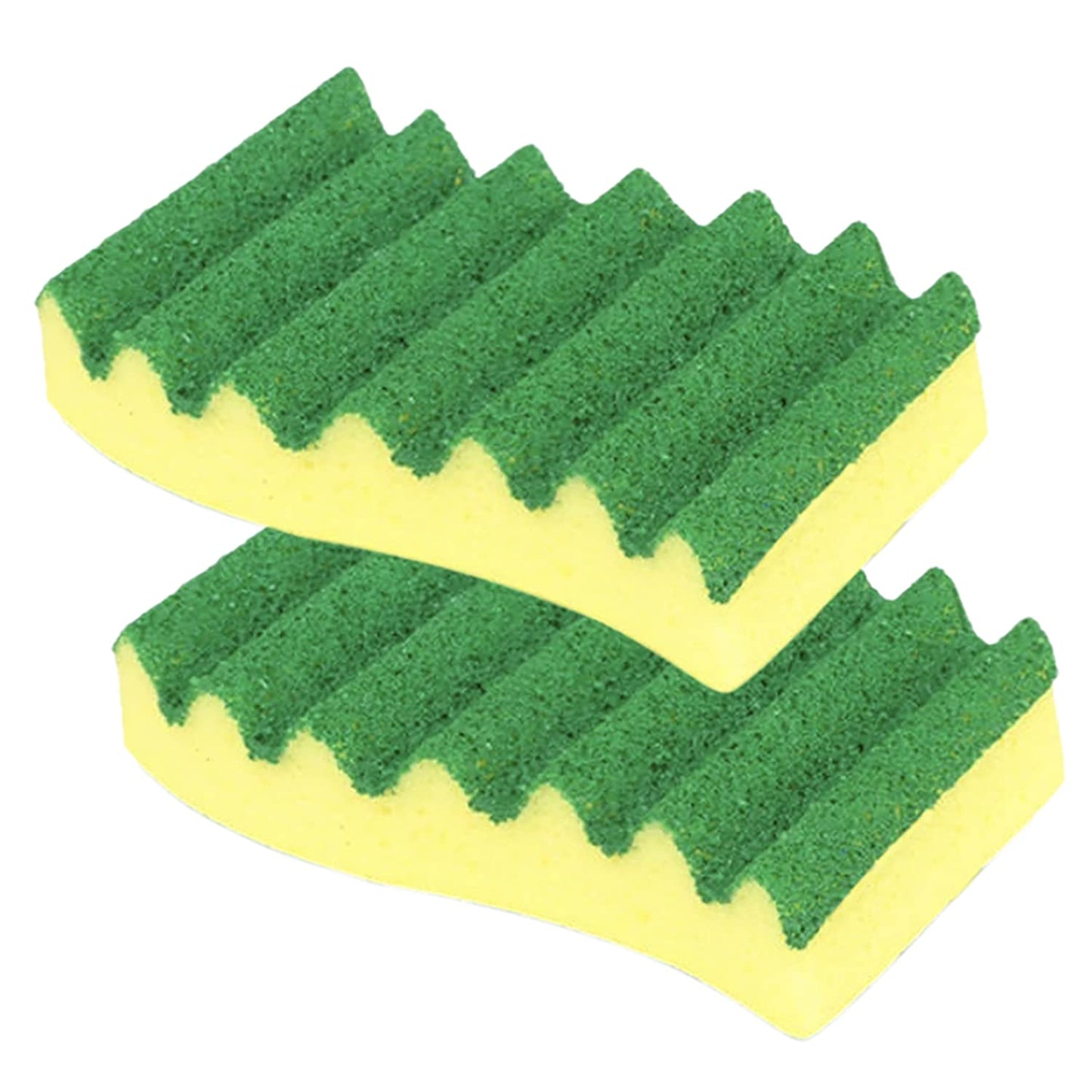 LOLA Heavy Duty Scrub Sponges, 2 Pack, Made in USA, Superior Sponge Lasts up to 4X Longer, Reusable Long Lasting, Next Generation Cleaning