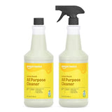 Amazon Basics All Purpose Cleaner, Lemon Scent, 32 fl oz, Pack of 2 (Previously Presto!)