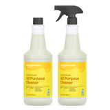 Amazon Basics All Purpose Cleaner, Lemon Scent, 32 fl oz, Pack of 2 (Previously Presto!)