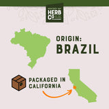 Pau D'Arco Powder - Inner Bark, by Herb Co, Tabebuia Impetiginosa, from Brazil, Kosher, for Encapsulation, Tea Blends, Soaps, Lotions, Body Washes
