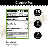 Buddha Teas - Organic Oregano Tea - Herbal Tea - For Health & Wellbeing - With Antioxidants & Minerals - Clean Ingredients - Caffeine Free - OU Kosher