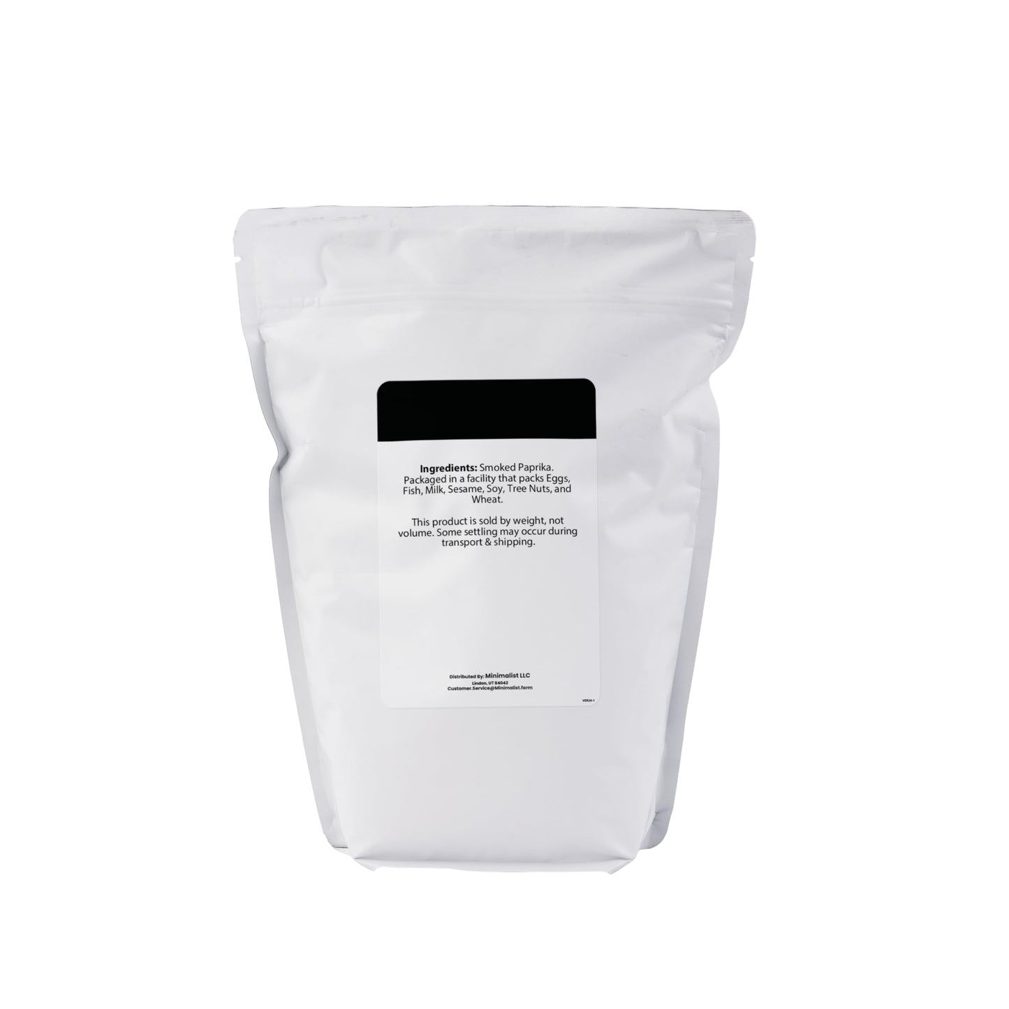 Minimalist Smoked Paprika, Perfect for Grilling and Seasoning, Packaged in a Refillable Bag (3 Pound)