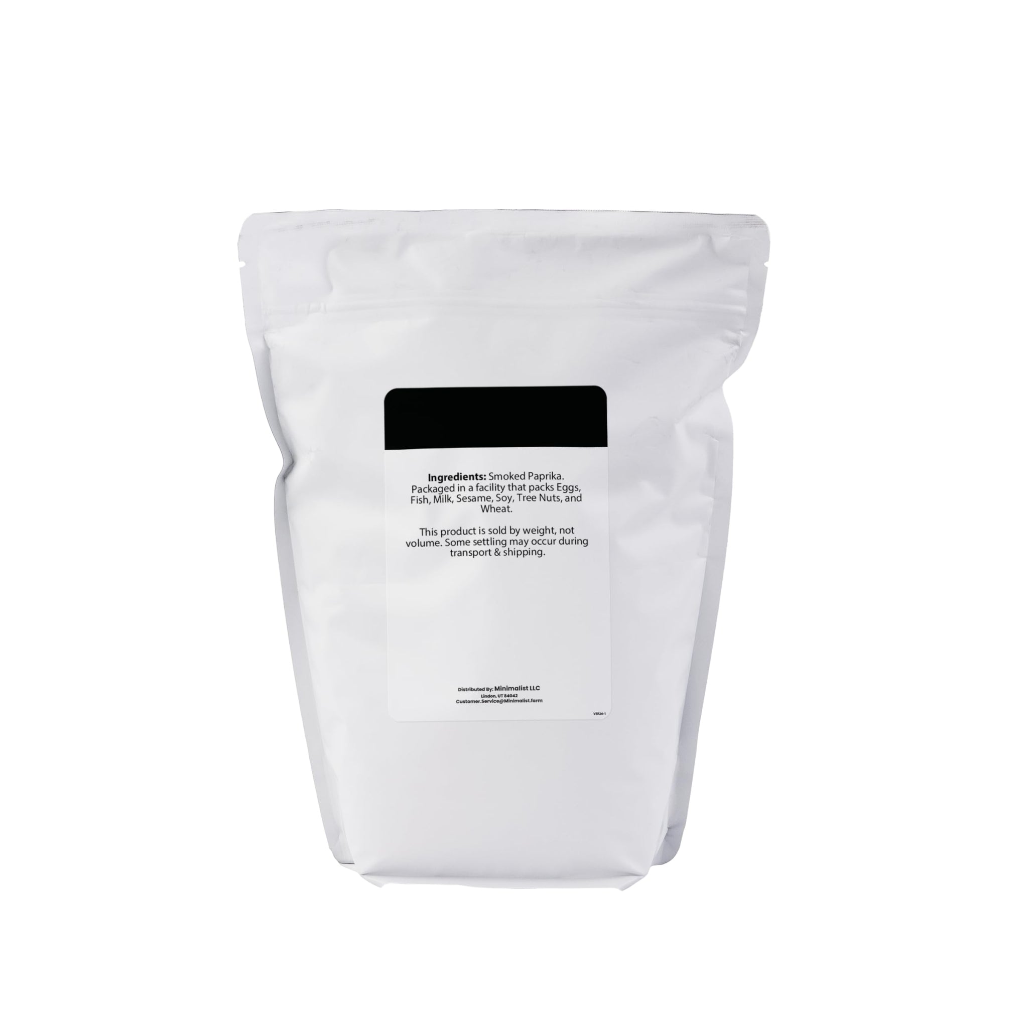 Minimalist Smoked Paprika, Perfect for Grilling and Seasoning, Packaged in a Refillable Bag (3 Pound)