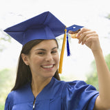 50Pcs Blue Graduation Cap Chocolate Decorations, 2026 Graduation Decor