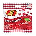 Jelly Belly Very Cherry Jelly Beans, 3.5 Ounce Grab and Go Bag - Kosher, Fat Free Candy with True-to-Life Cherry Flavor