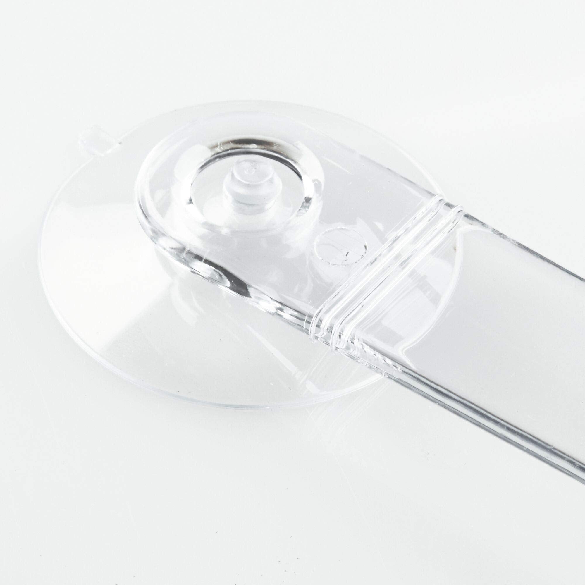 8" Clear Plastic Suction Squeegee Shower Window Cleaner