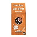 Teapigs Organic Up Beet Tea Made With Whole Tea Leaves, Natural Ingredients, Non-GMO, Energy Boosting Hibiscus – 15 Count (1 Pack of 15 Tea Temples)