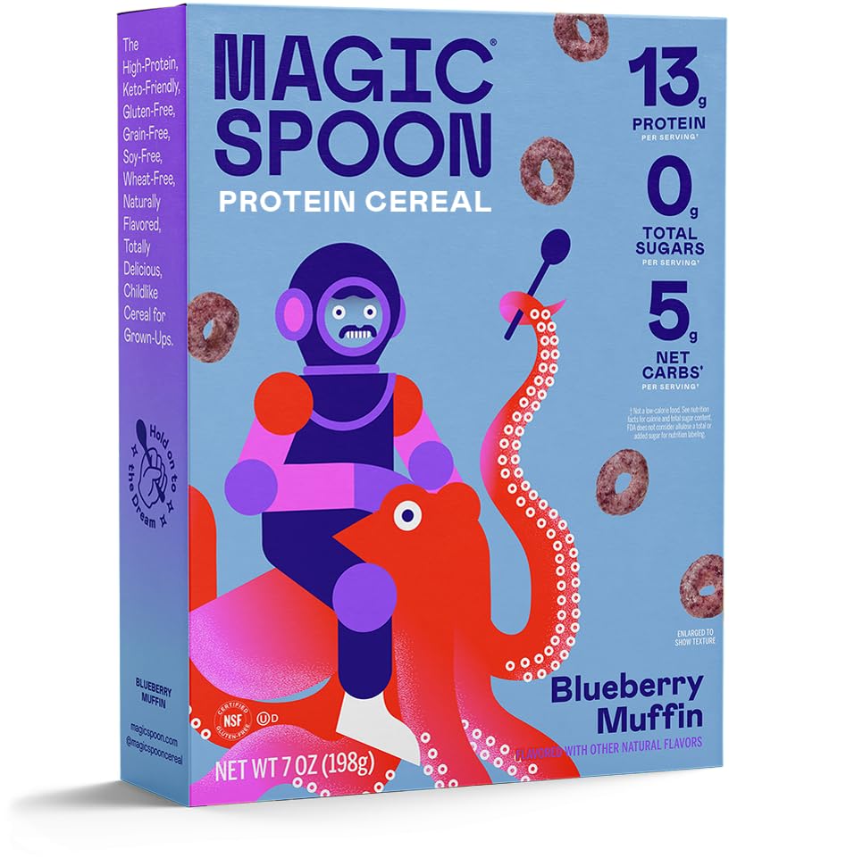 Magic Spoon Blueberry Muffin Cereal, 1 Box
