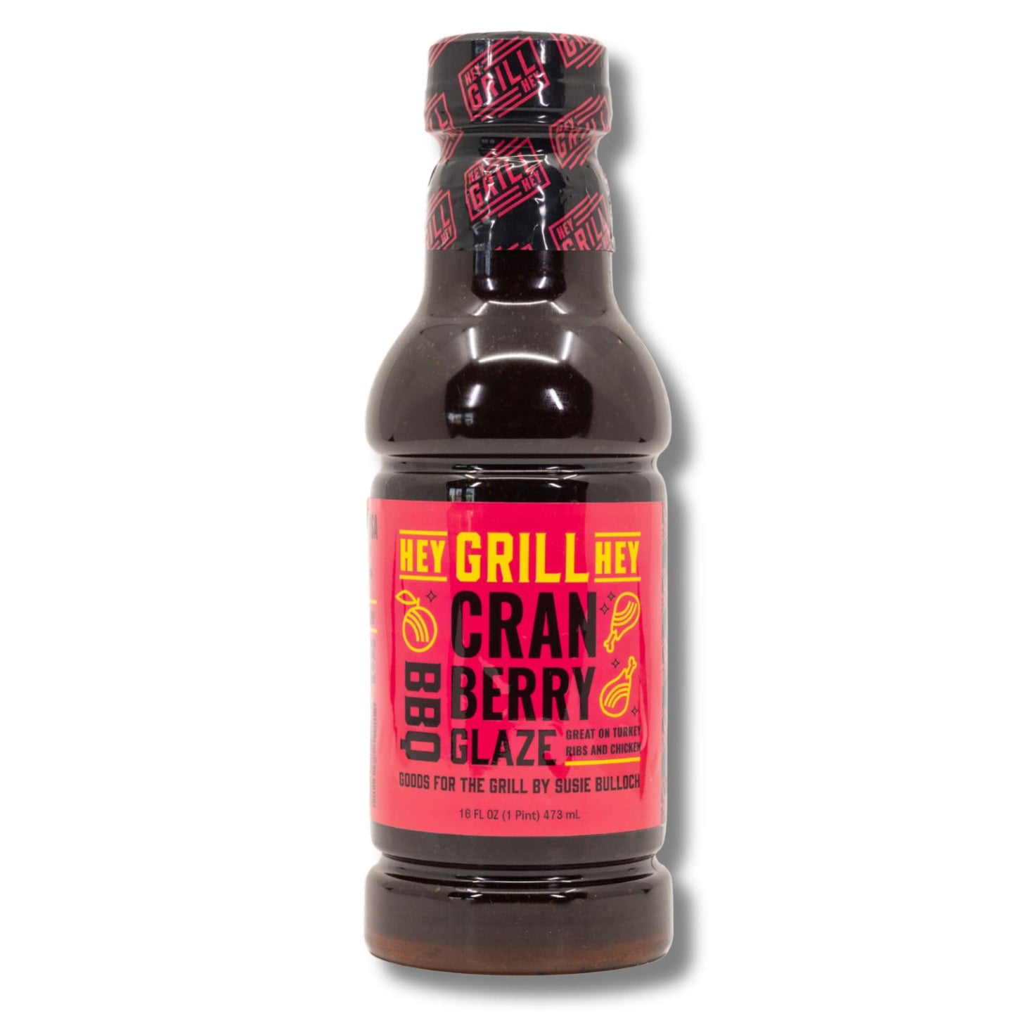 Hey Grill Hey | Cranberry BBQ Glaze | Great for Smoked Turkey, Ribs, Pork Chops, Chicken, and more.