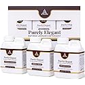 Luxury Laundry Detergent Liquid Soap Sampler 3 Pack by Purely Elegant, 4oz Travel Size Variety Set, Lavender & Chamomile, Amber & Moss, My Happy