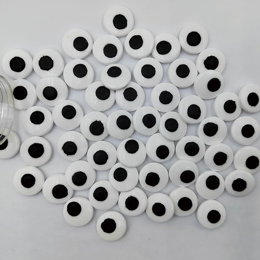 2 Bottles Candy Eyes Eyeballs Cake Cupcake Toppers Edible Eyes for Decorating, Two Size Mixed - Halloween, Christmas, Easter, and Edible Art Project
