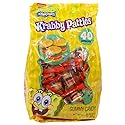Nickelodeon SpongeBob Squarepants Krabby Patty Gummy Candy, Individually Wrapped Pattie (40 Count), Halloween Candy