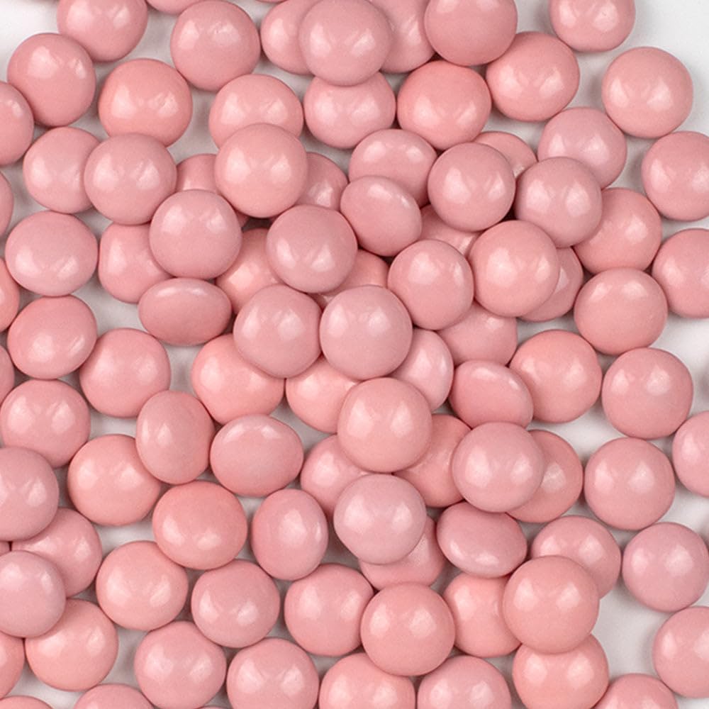 1,060ct Pink Bulk Just Candy Chocolate Coated Candy Gem Treats (2.5lb)