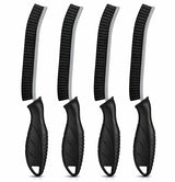 Cadley Cleaning Brush Set of 4, Cleaning Brushes for Household Use, Grout Cleaner Brush with Long Handle, Gap Cleaning Tool, Hard Bristle Brushes