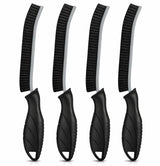 Cadley Cleaning Brush Set of 4, Cleaning Brushes for Household Use, Grout Cleaner Brush with Long Handle, Gap Cleaning Tool, Hard Bristle Brushes