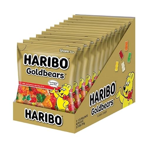 Haribo Goldbear Gummi Bears, 12 ct.