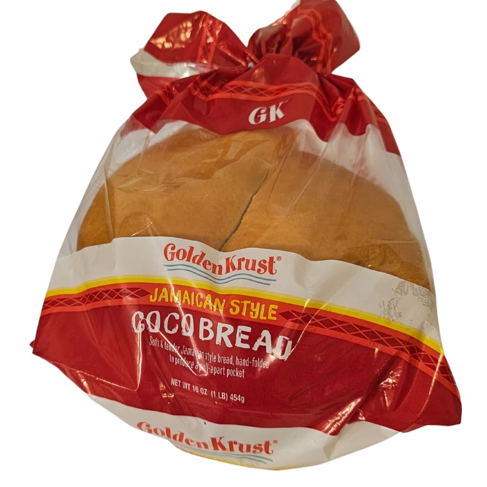 Microwaveable Jamaican Patties, 3pk (Chicken) + 4pk Coco Bread