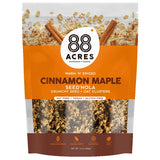 88 Acres Seed Granola | Gluten Free, Nut Free, Non GMO, School Safe, Healthy Vegan Breakfast Cereal | 1 Pack (Cinnamon Maple)
