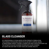 Dr. Beasley's Glass Cleanser for Autos - Extra Strength, pH Balanced, Cuts Through Messes, No Streaking or Residue, Enhanced Clarity, Fast Dry, 12 Fl