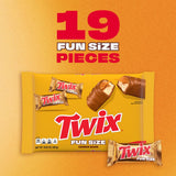 Twix, Fun Size Caramel Cookie Milk Chocolate Bars Individually Wrapped Party Candy Chocolate Candy Bars, 10.8 Ounce