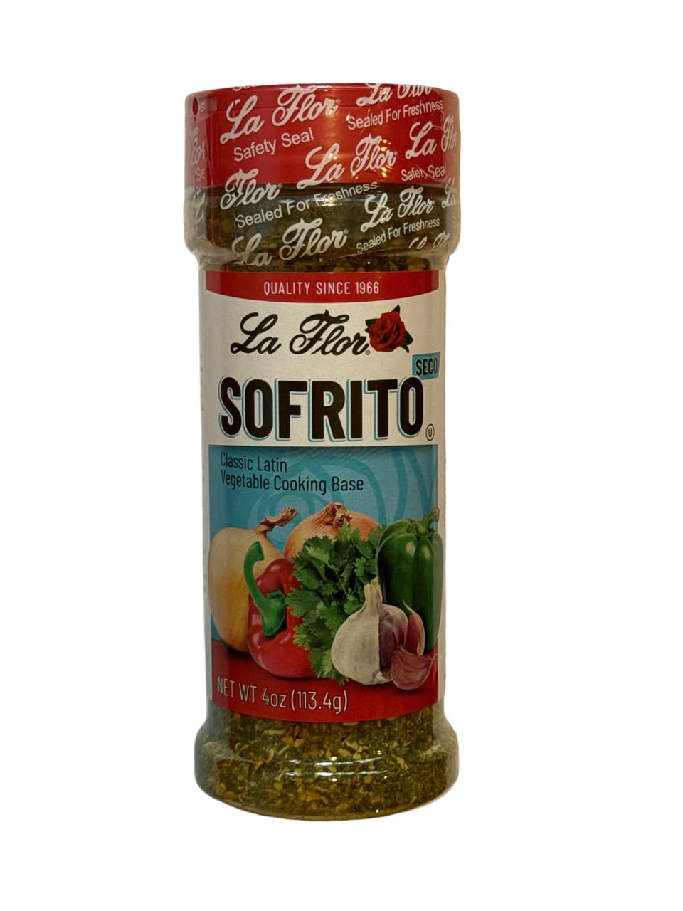 La Flor, Sofrito Seco | Cooking Base | Dried Spices | Adds great Flavor to All Foods! | 4-Oz